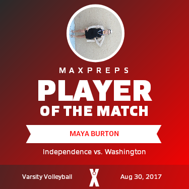 #5 Maya Burton Player of the Game badge