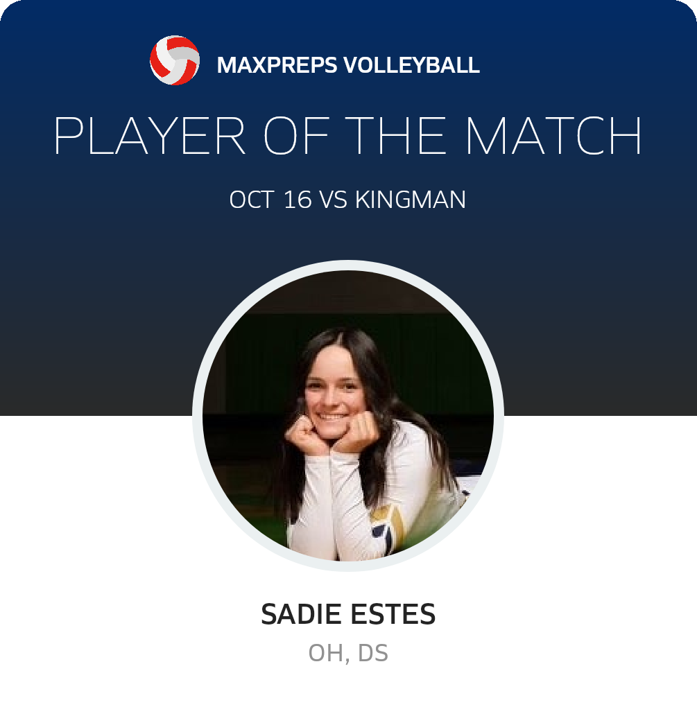 #4 Sadie Estes Player of the Game badge
