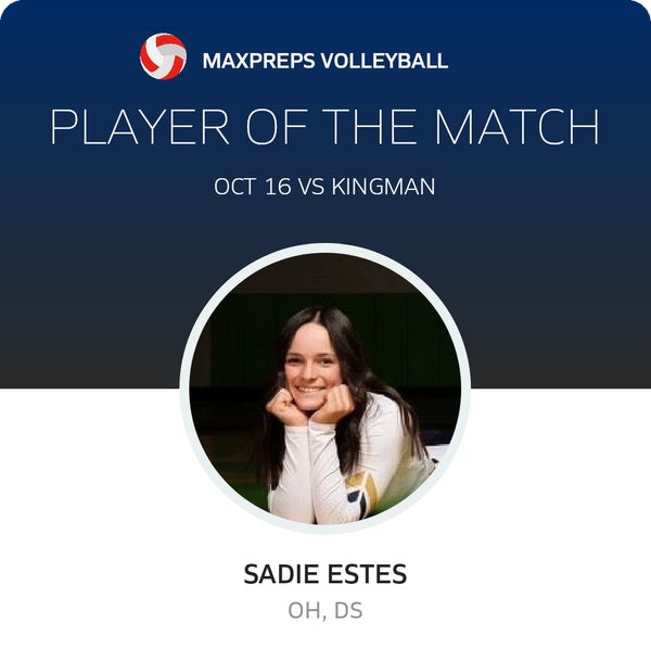#4 Sadie Estes Player of the Game badge