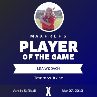 #15 Lea Wodach Player of the Game badge