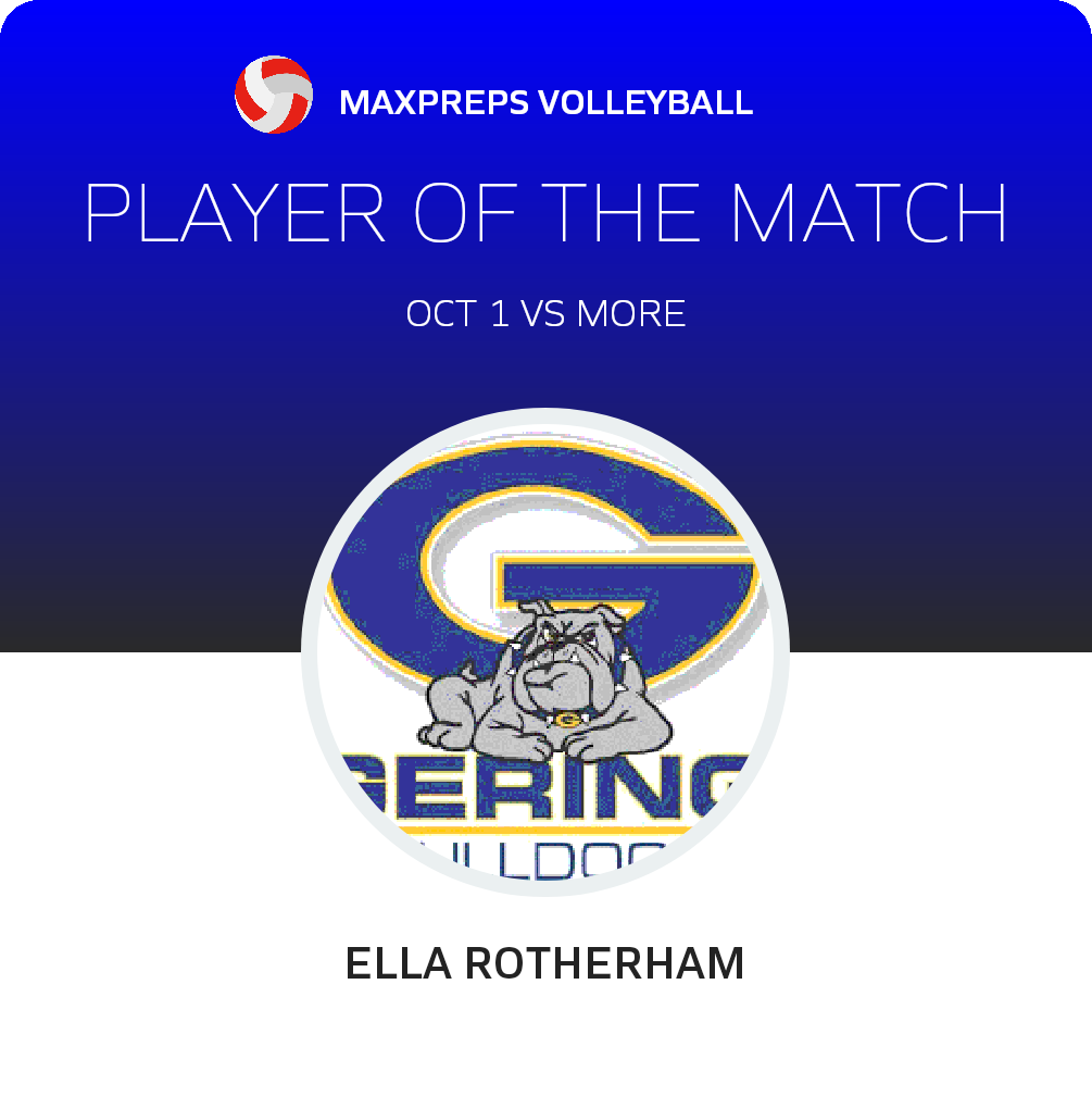 #26 Ella Rotherham Player of the Game badge