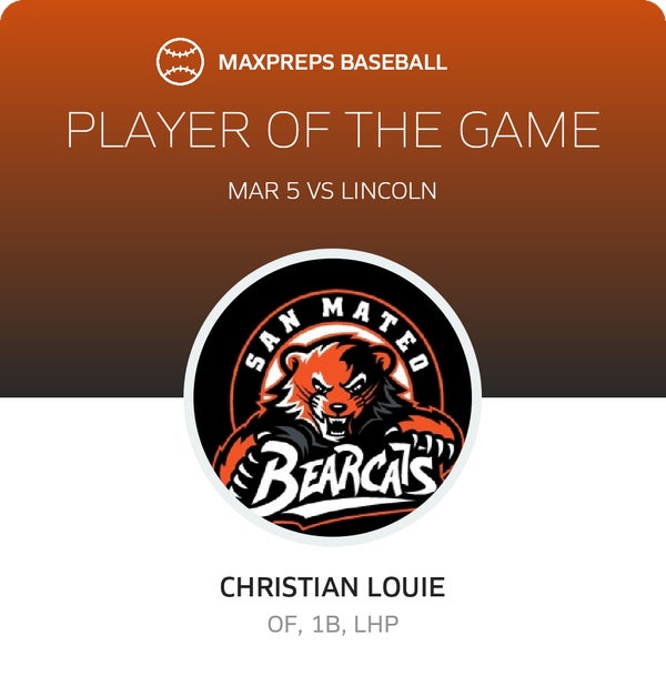 #3 Christian Louie Player of the Game badge