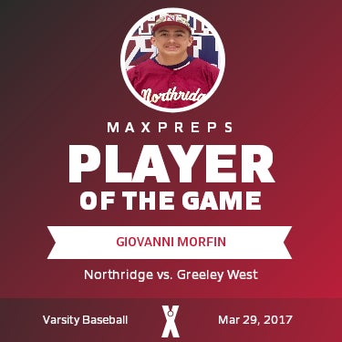 #14 Giovanni Morfin Player of the Game badge