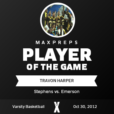 #24 Travon Harper Player of the Game badge