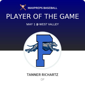 #7 Tanner Richartz Player of the Game badge