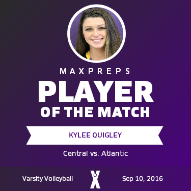 #6 Kylee Quigley Player of the Game badge