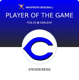 #26 Steven Reiss Player of the Game badge