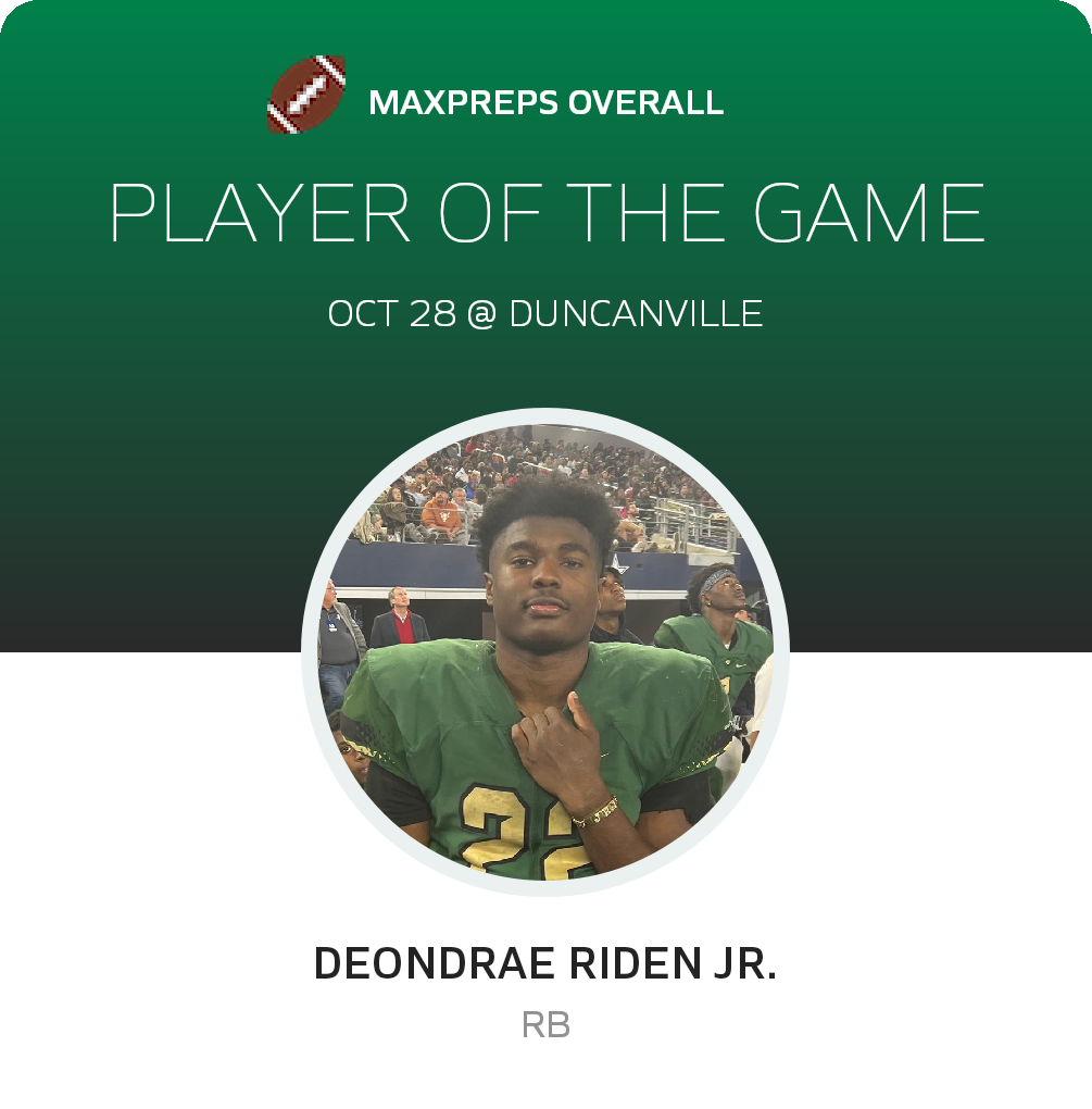 DeSoto vs Duncanville Football 10/28/2022