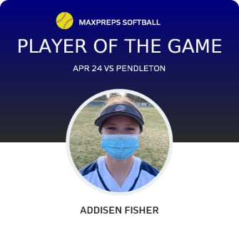 #11 Addisen Fisher Player of the Game badge