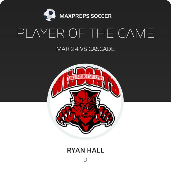 #17 Ryan Hall Player of the Game badge