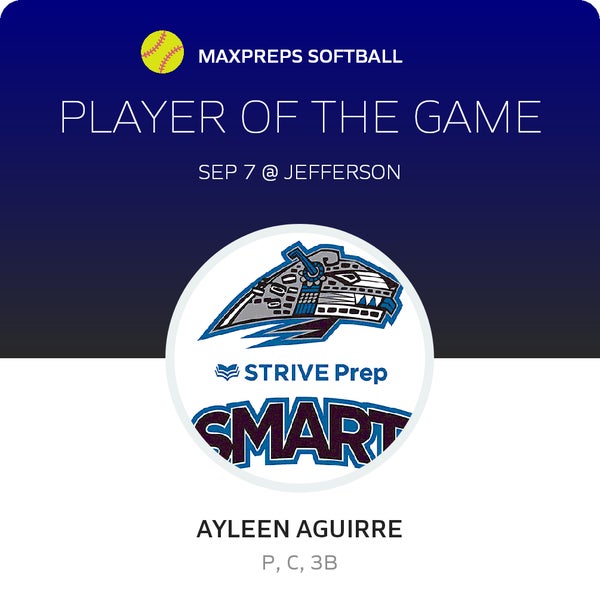 #21 Ayleen Aguirre Player of the Game badge