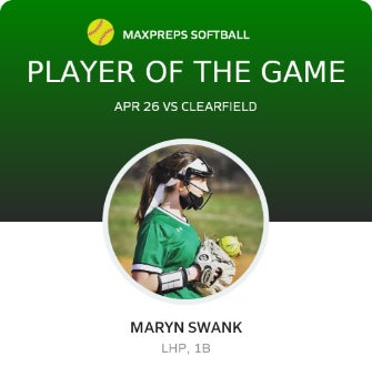 #14 Maryn Swank Player of the Game badge