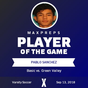 #7 Pablo Sanchez Player of the Game badge