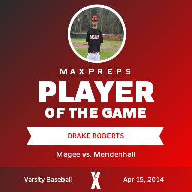 #1 Drake Roberts Player of the Game badge