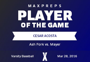 #4 Cesar Acosta Player of the Game badge