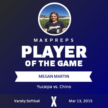 #8 Megan Martin Player of the Game badge