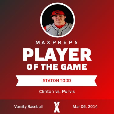 #9 Staton Todd Player of the Game badge