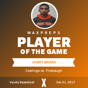 #5 Jasmit Briana Player of the Game badge
