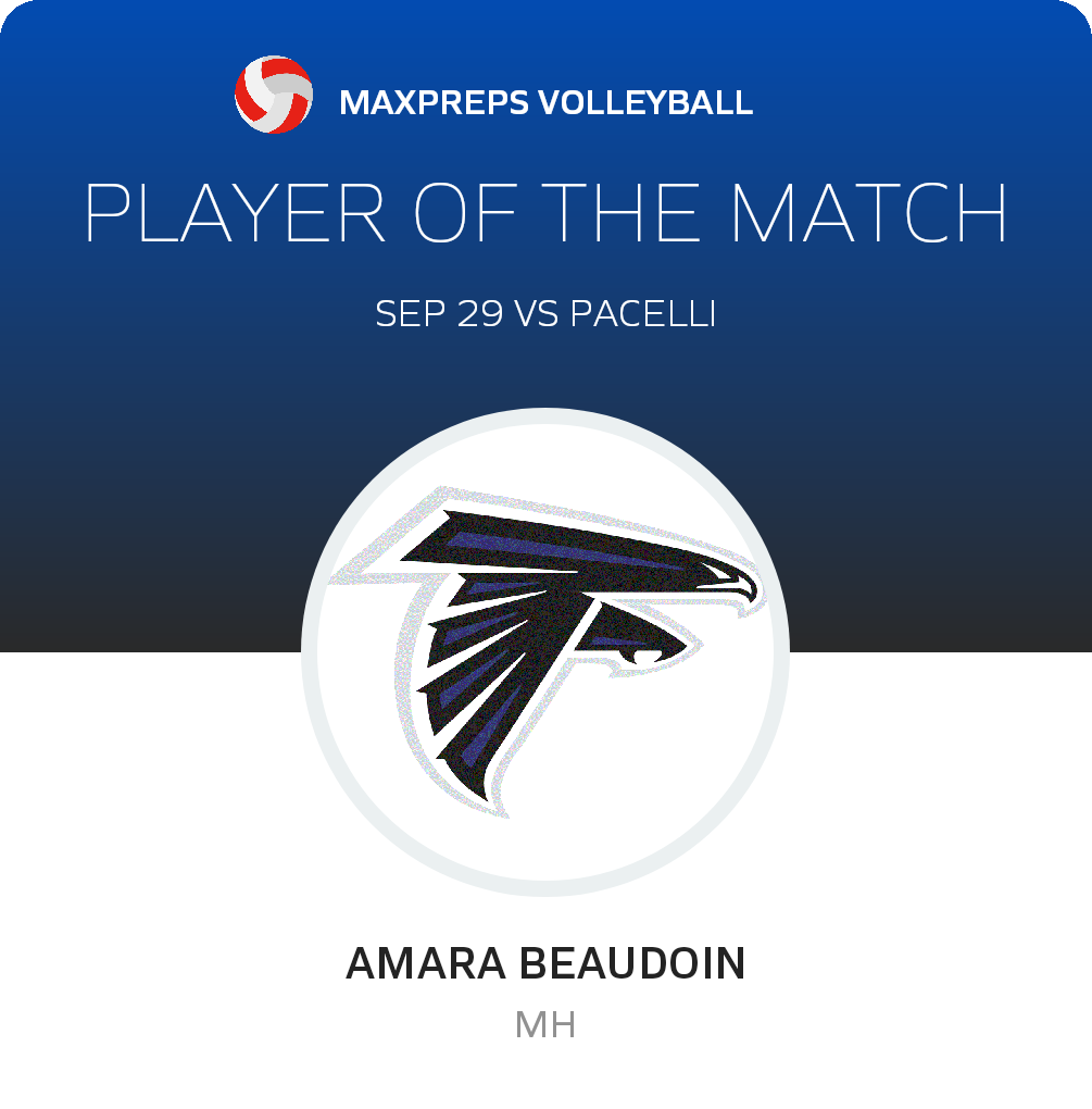 #9 Amara Beaudoin Player of the Game badge