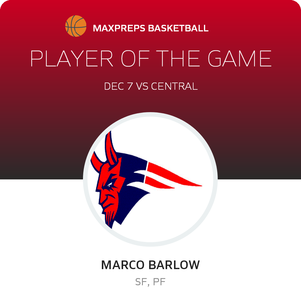 #4 Marco Barlow Player of the Game badge