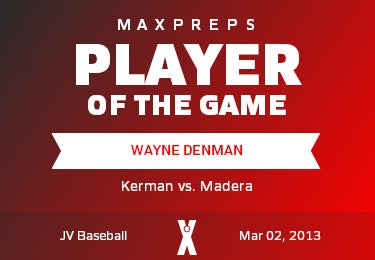 #14 Wayne Denman Player of the Game badge