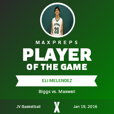 #33 Eli Melendez Player of the Game badge
