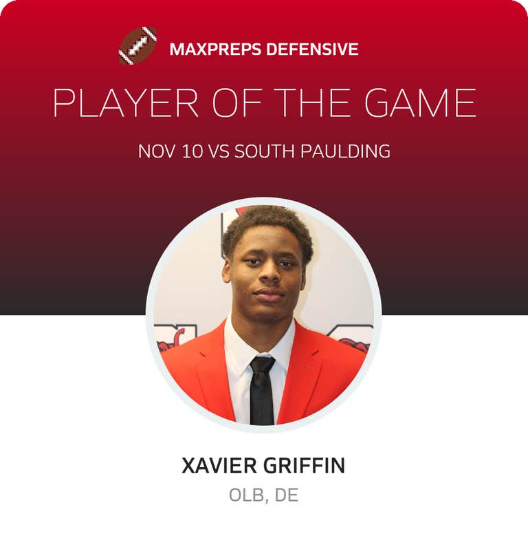 XAVIER GRIFFIN's High School Career Home