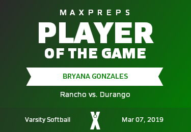 #17 Bryana Gonzales Player of the Game badge