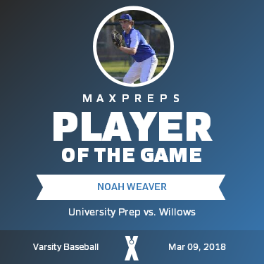 #14 Noah Weaver Player of the Game badge