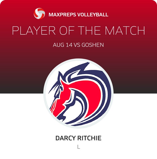 #7 Darcy Ritchie Player of the Game badge