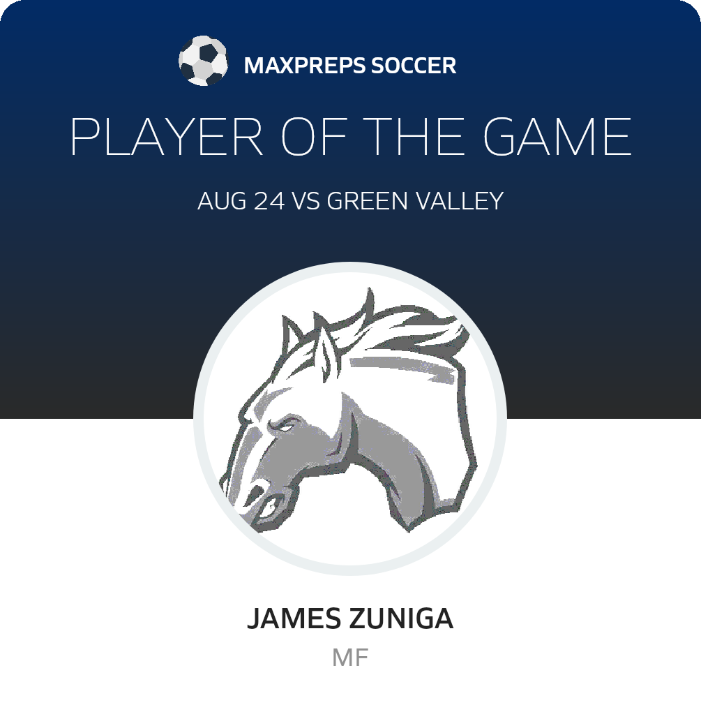 #44 James Zuniga Player of the Game badge