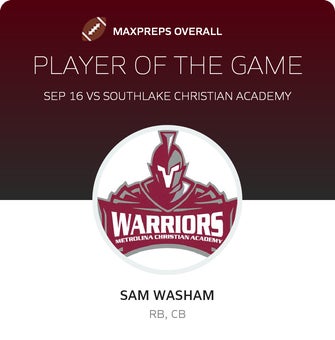 Metrolina Christian Academy (Indian Trail, NC) Varsity Football