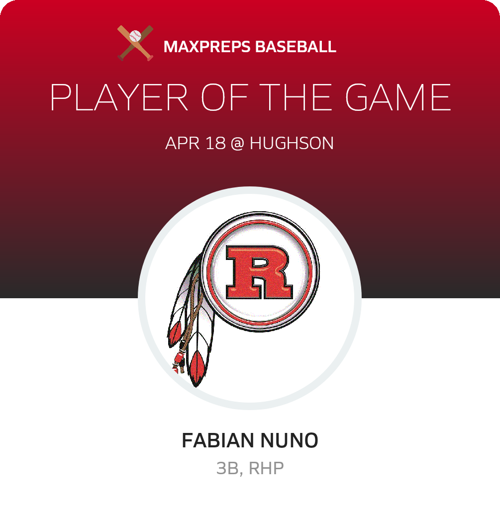 #15 Fabian Nuno Player of the Game badge
