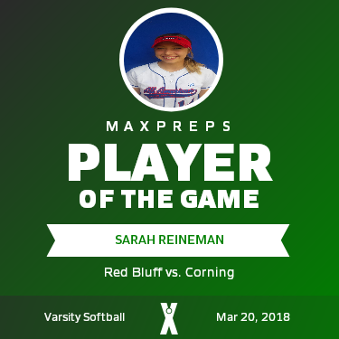 #11 Sarah Reineman Player of the Game badge
