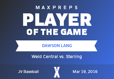 #1/1 Dawson Lang Player of the Game badge
