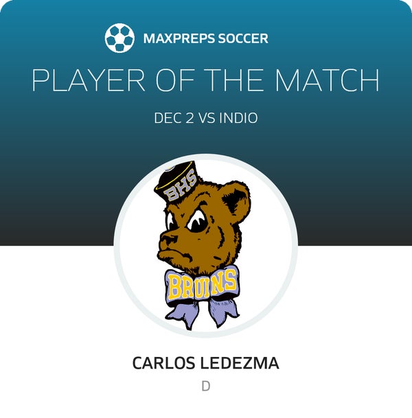 #13 Carlos Ledezma Player of the Game badge