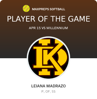 #7 Leiana Madrazo Player of the Game badge