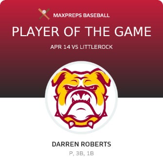 #42 Darren Roberts Player of the Game badge