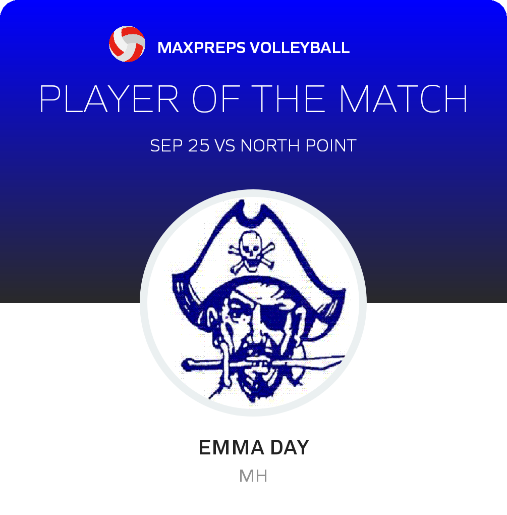 #28 Emma Day Player of the Game badge