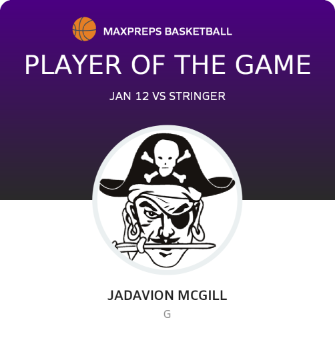 #5 Jadaviun McGill Player of the Game badge