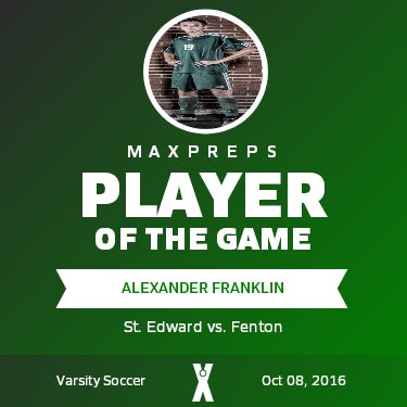 #19 Alexander Franklin Player of the Game badge