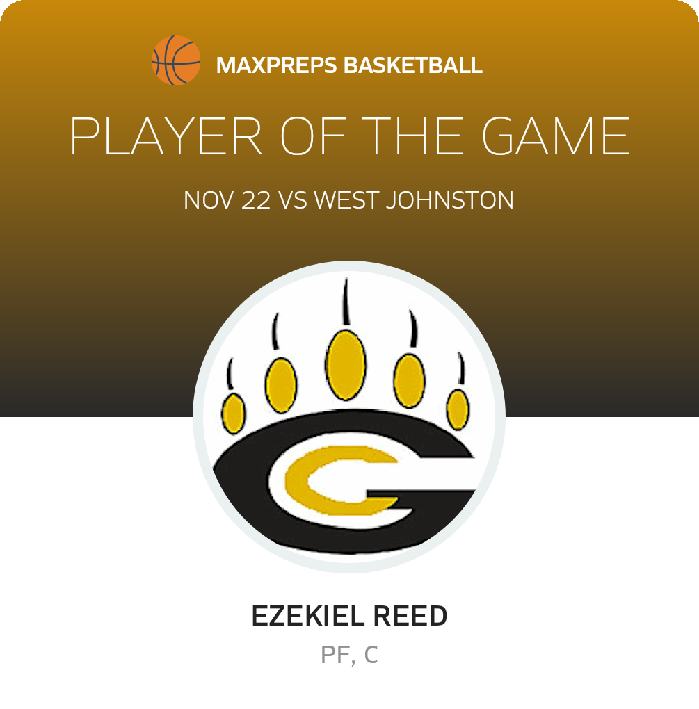 #24 Ezekiel Reed Player of the Game badge