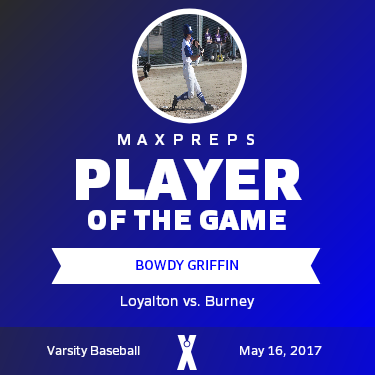 #13 Bowdy Griffin Player of the Game badge