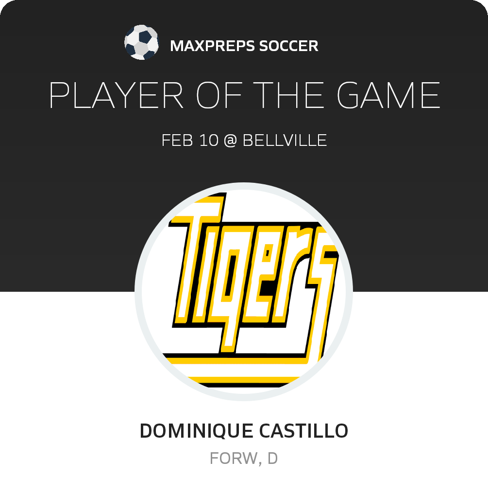 #24 Dominique Castillo Player of the Game badge
