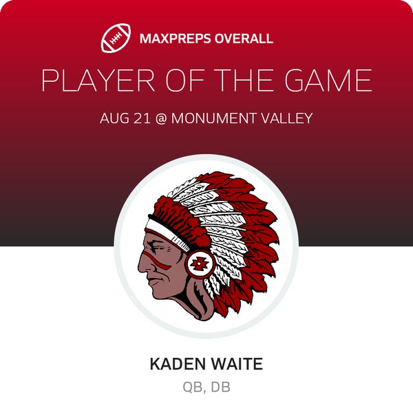 #10 Kaden Waite Player of the Game badge