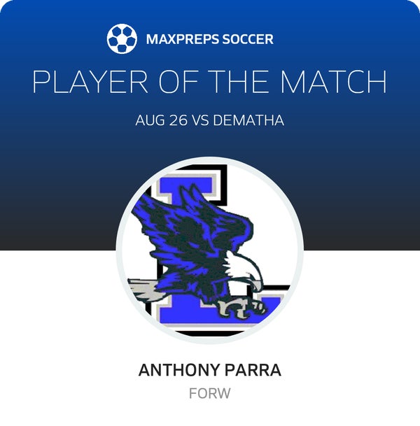 #21 Anthony Parra Player of the Game badge