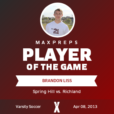 #21 Brandon Liss Player of the Game badge