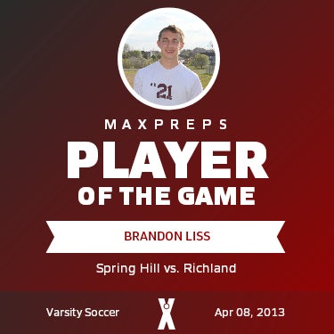 #21 Brandon Liss Player of the Game badge