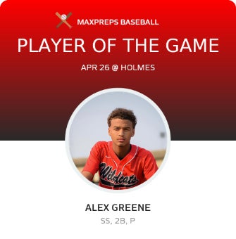 #2 Alex Greene Player of the Game badge