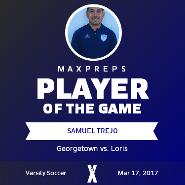 #10 Samuel Trejo Player of the Game badge